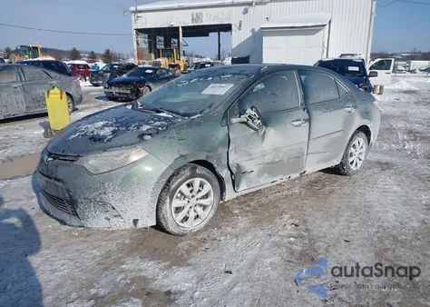 2015 Toyota Corolla Le z USA, uszkodzony, nr VIN 2T1BURHE5FC405982